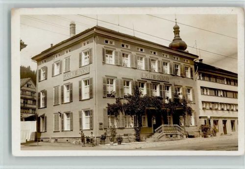 9055 Bühler 1926 Foto AK Hotel Rössli