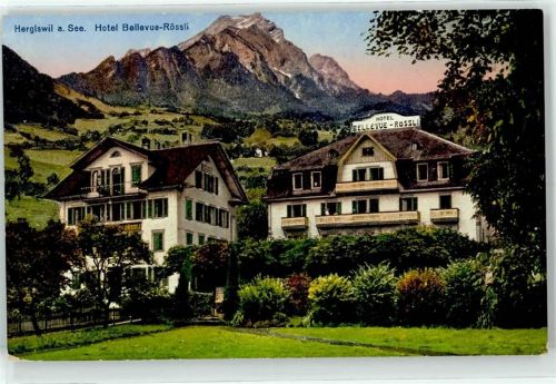 6052 Hergiswil NW - Hotel Bellevue-Rössli Kurt von Jahn