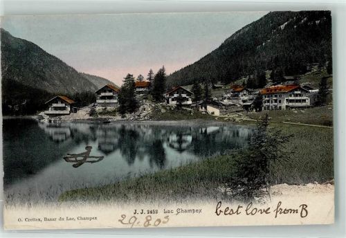 Champex 1905 - Lac