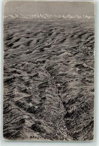 4437 Waldenburg - Reliefkarte