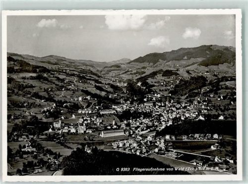 8636 Wald ZH Gebrauchsspuren Fliegeraufnahme