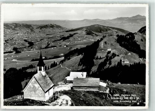 9108 Gonten - Kirchli vom Kronberg aus