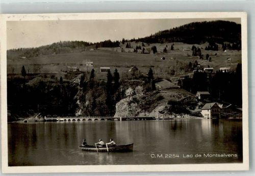 1636 Broc Foto AK Lac de Montsalvens