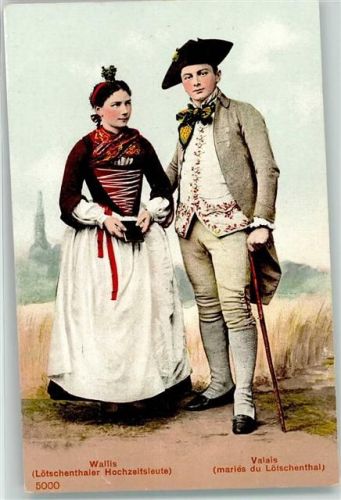 Lötschentaler Hochzeitsleute