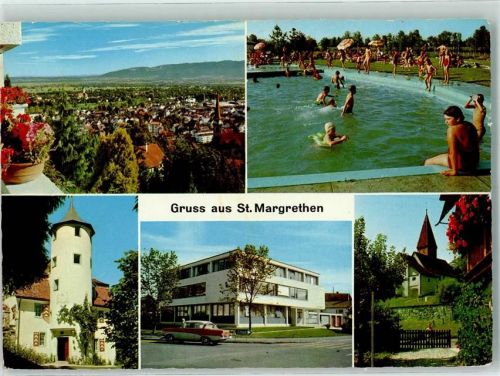 9430 St. Margrethen SG - Schwimmbad Schlössli Bergsteig Alte Kirche