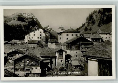 7435 Splügen - Dorfpartie