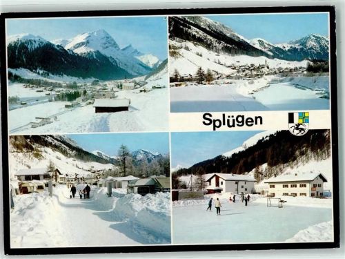 7435 Splügen - Winter Schlittschuhlauf