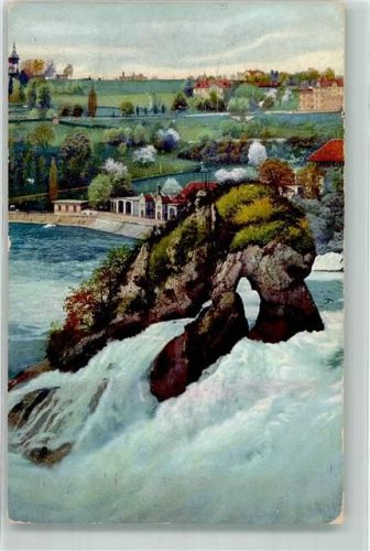 7512 Champfèr 1913 - Photochromie Serie 170 Nr. 3025 Rheinfall Känzeliblick