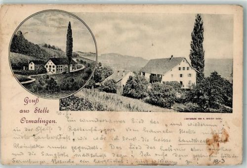 4466 Ormalingen 1904 Gebrauchsspuren