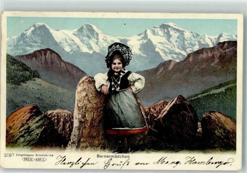 8881 Walenstadtberg - Tracht/Brauchtum Ort lt. Stempel