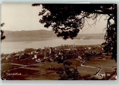 2520 La Neuveville 1921 - Transitstempel