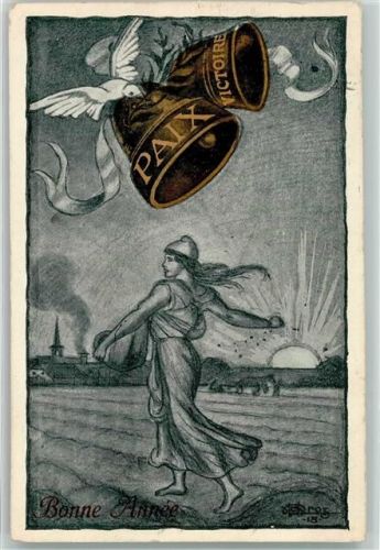 PAIX Victore Bonne Annee WK I Helvetia 1918
