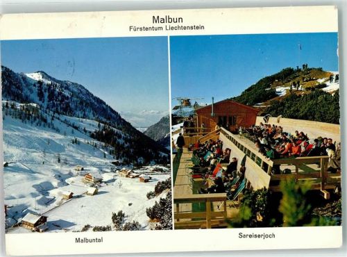 9497 Malbun - Malbuntal Sareiserjoch Winter Schnee