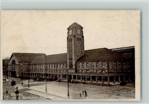 Basel Bâle Neuer Badischer Bahnhof Bahnhof Schweiz