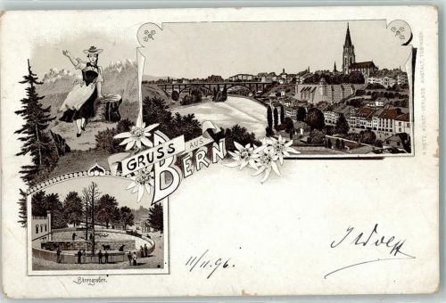 3000 Bern Berne 1896 Gebrauchsspuren