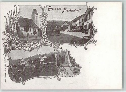 4402 Frenkendorf Ganzsache Kirche Denkmal limitierte Auflage Karten Nr 0006 Serie C