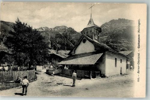 3864 Guttannen Foto AK Kirche