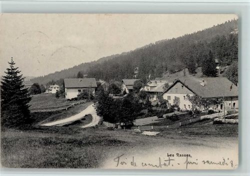 1452 Les Rasses 1907 - Teilansicht, Stempel schimmert durch