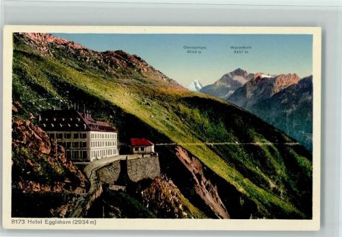 Eggishorn 1929 - Hotel Oberaarhorn Wasenhorn