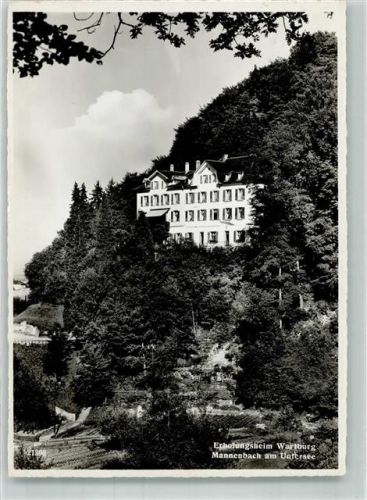 8268 Mannenbach-Salenstein 1943 Foto AK Pension Erholungsheim Wartburg