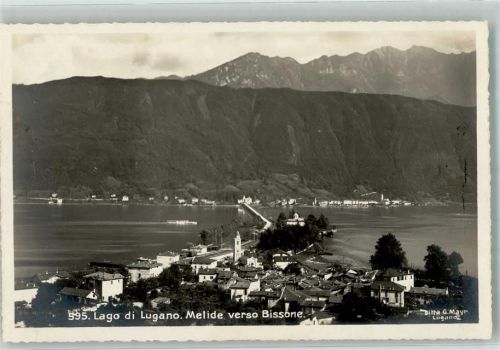 6816 Bissone Foto AK Foto Mayr Lago di Lugano