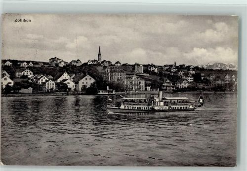 8702 Zollikon Gebrauchsspuren Personenschiff Speer