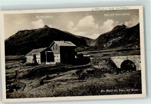 7536 Sta. Maria Val Müstair 1927 - Passo dell Uomo Piz Seal Pizzo dell Uomo