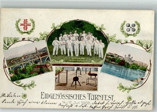 3000 Bern Berne Foto AK Turnfest 1906