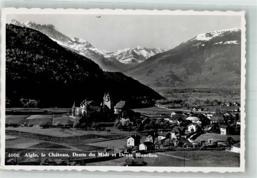 1860 Aigle 1945 Foto AK Schloss