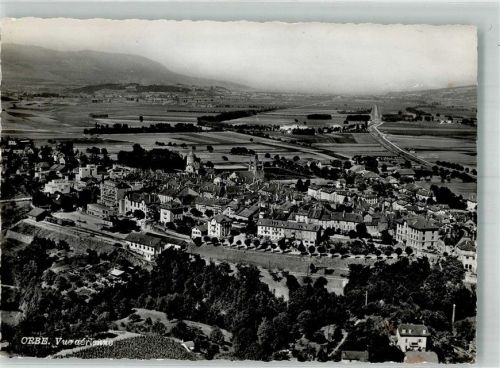 1350 Orbe Foto AK Fliegeraufnahme