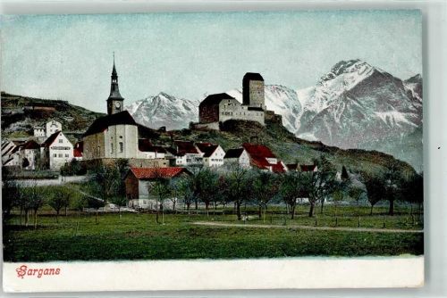7320 Sargans 1908 - Kirche