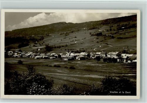 1325 Vaulion 1941 Foto AK Vue generale, Verlag Deriaz 654 AK