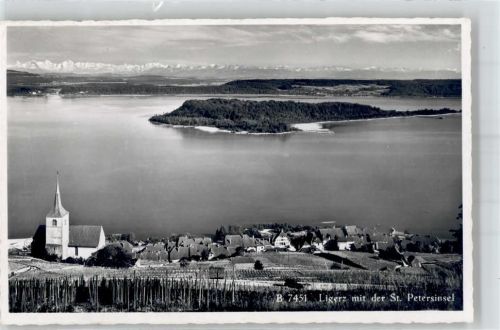 2514 Ligerz Gléresse - St.Petersinsel