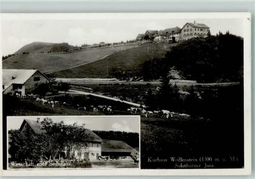 4515 Weissenstein b. Solothurn - Kurhaus Weißenstein Wirtschaft zum Sennhaus Hüttenstempel
