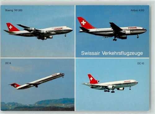8000 Zürich - Swissair Verkehrsflugzeuge