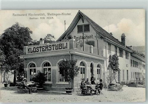 5430 Wettingen - Gasthaus Klösterstübli Rob. Meier