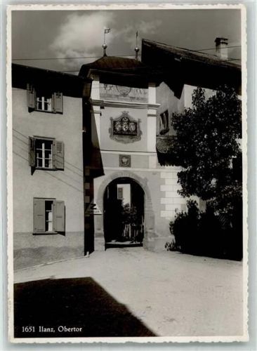 7130 Ilanz 1934 Foto AK Obertor
