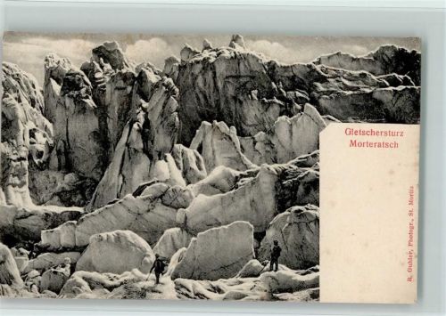 Morteratschgletscher - Gletschersturz