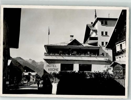 7188 Sedrun Foto AK Hotel Krone