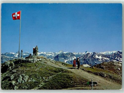 Weisshorn Arosa - Gipfel Hüttenstempel Piz Kesch Piz Palü Piz Bernina