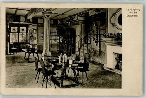 8314 Kyburg 1917 - Saal im Grafenhaus Schloss
