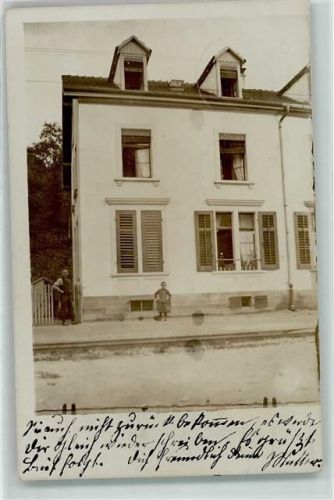 4142 Münchenstein 1912 - Wohnhaus Ort lt. Stempel