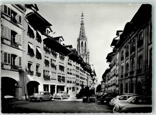 3000 Bern Berne Foto AK Herrengasse Münster