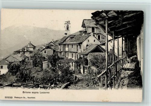 6645 Brione sopra Minusio 1908 - Nr. 10152 Phototypie, gute Erhaltung AK