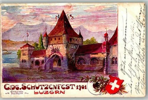 6000 Luzern Lucerne 1901 - Empfangs-Pavillon