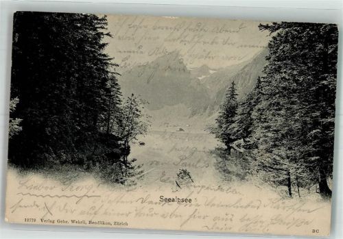 9050 Appenzell 1907 Foto AK Seealpsee
