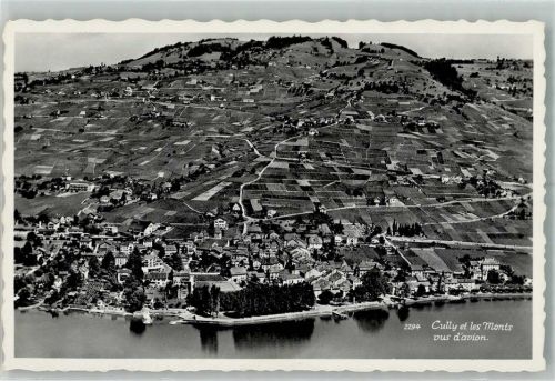 1096 Cully Foto AK Fliegeraufnahme