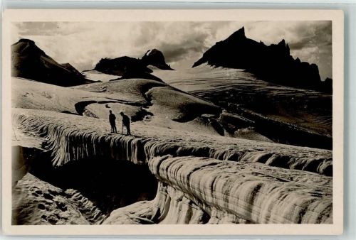 Gross Spannort - Winter Gletscherspalten Glattenfirn