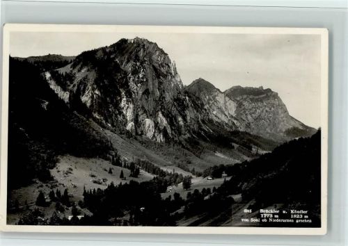 8867 Niederurnen - Brückler Köpfler von Sool ob Niederurnen gesehen