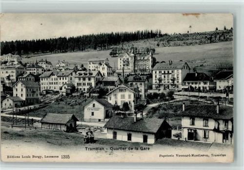 2720 Tramelan 1907 - Quartier de la Gare